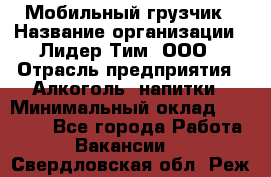 Мобильный грузчик › Название организации ­ Лидер Тим, ООО › Отрасль предприятия ­ Алкоголь, напитки › Минимальный оклад ­ 18 000 - Все города Работа » Вакансии   . Свердловская обл.,Реж г.